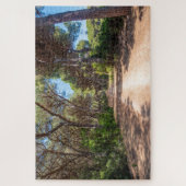 Panoramisch uitzicht op natuurlijk bos, Toscane, I Legpuzzel (Verticaal)