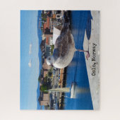 Panoramisch uitzicht op Oslo, Noorwegen Legpuzzel (Verticaal)