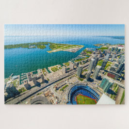 Panoramisch uitzicht op Toronto vanaf CN tower, Ca Legpuzzel