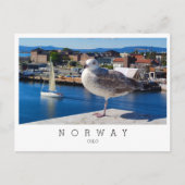 Panoramisch uitzicht Oslo, Noorwegen Briefkaart (Voorkant)