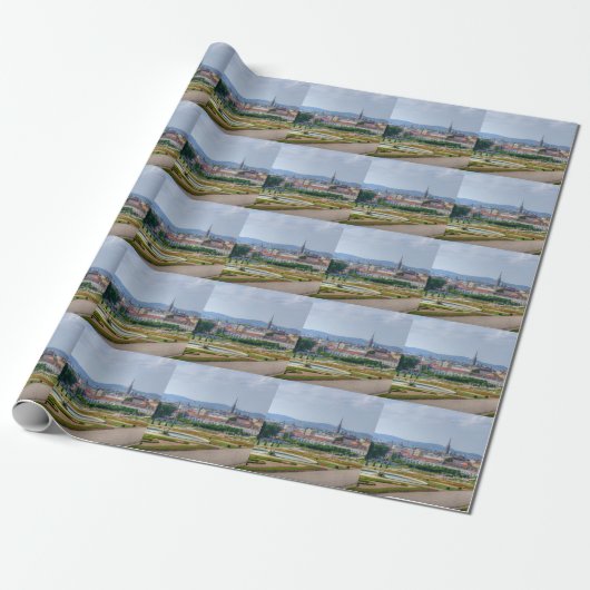Panoramisch Uitzicht over Wenen Oostenrijk van Bel Cadeaupapier (Uitgerold)