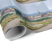 Panoramisch Uitzicht over Wenen Oostenrijk van Bel Cadeaupapier (Rol Hoek)