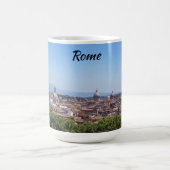 Panoramisch uitzicht Rome van Castel Sant'Angelo Koffiemok (Center)