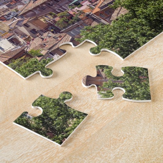 Panoramisch uitzicht Rome van Castel Sant'Angelo Legpuzzel (Zijkant)