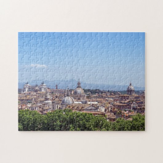 Panoramisch uitzicht Rome van Castel Sant'Angelo Legpuzzel (Horizontaal)