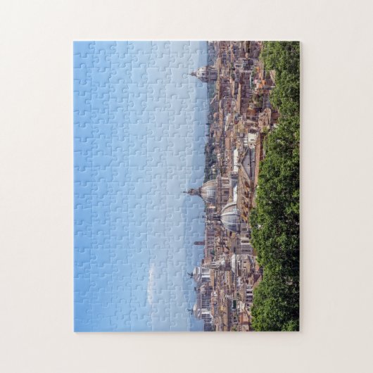 Panoramisch uitzicht Rome van Castel Sant'Angelo Legpuzzel (Verticaal)