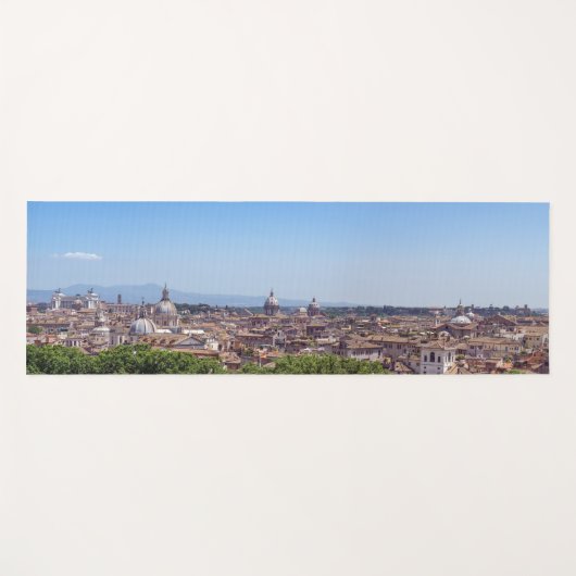 Panoramisch uitzicht Rome van Castel Sant'Angelo Yogamat (Voorkant (horizontaal))