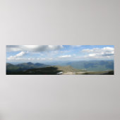 Panoramisch Uitzicht Top van Mt. Washington New Ha Poster (Voorkant)