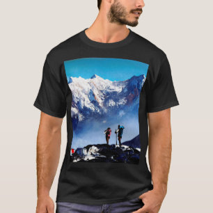Panoramisch Uitzicht van Ama Dablam Peak Everest M T-shirt