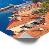 panoramisch uitzicht van Arona en het Maggiore-mee Poster (Hoek)