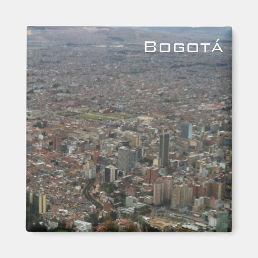 Panoramisch uitzicht van Bogota Magneet (Voorkant)