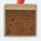 Panoramisch uitzicht van Bonneville Crater Metalen Ornament (Voorkant)