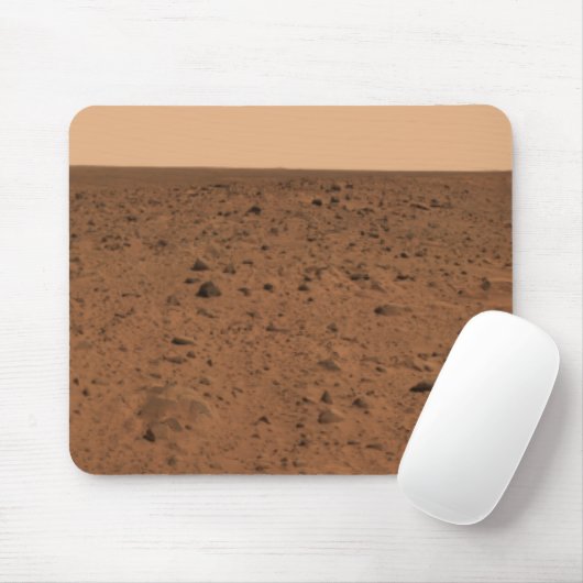 Panoramisch uitzicht van Bonneville Crater Muismat (Met muis)