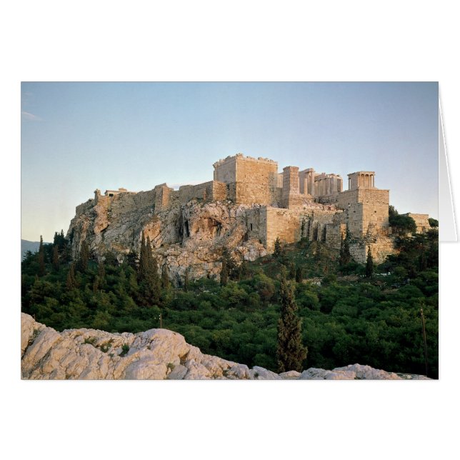 Panoramisch uitzicht van de Acropolis (Voorkant Horizontaal)