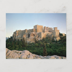 Panoramisch uitzicht van de Acropolis Briefkaart