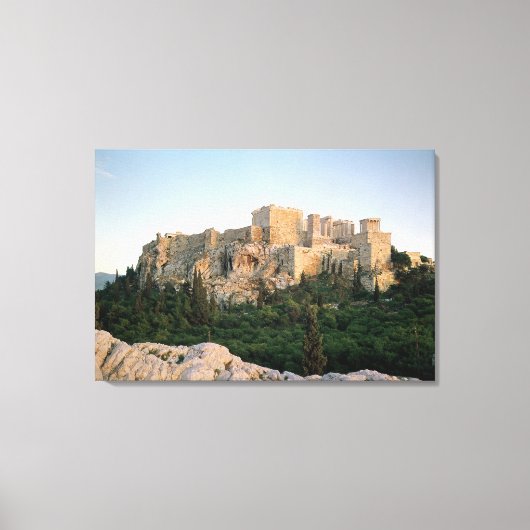Panoramisch uitzicht van de Acropolis Canvas Afdruk (Voorkant)