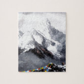 Panoramisch Uitzicht van de Everest Mountain Legpuzzel (Verticaal)