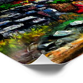 Panoramisch Uitzicht van de Everest Mountain Nepal Perfect Poster (Hoek)