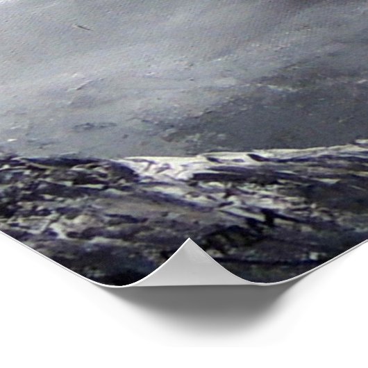 Panoramisch Uitzicht van de Everest Mountain Poster (Hoek)