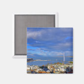 Panoramisch uitzicht van de Genève waterstraal Magneet (Voorkant / Achterkant)