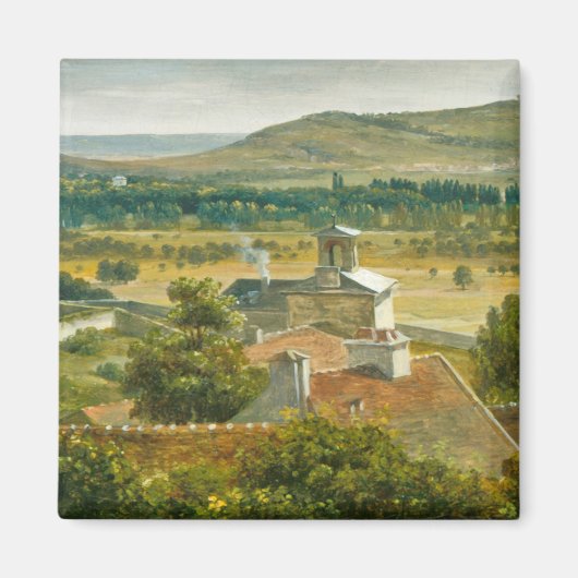 Panoramisch Uitzicht van de Ile-de-France Magneet (Voorkant)
