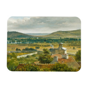 Panoramisch Uitzicht van de Ile-de-France Magneet