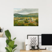 Panoramisch Uitzicht van de Ile-de-France Poster (Thuiskantoor)
