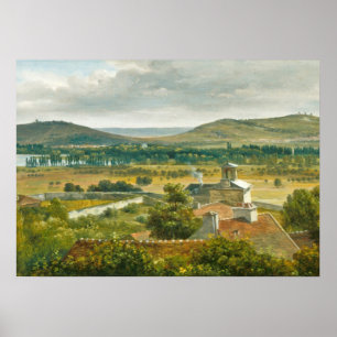 Panoramisch Uitzicht van de Ile-de-France Poster