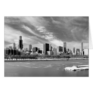 Panoramisch uitzicht van de skyline van Chicago in