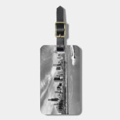 Panoramisch uitzicht van de skyline van Chicago in Bagagelabel (Voorkant verticaal)