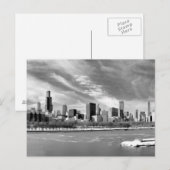Panoramisch uitzicht van de skyline van Chicago in Briefkaart (Voorkant / Achterkant)