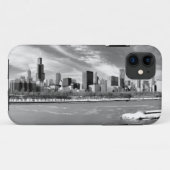 Panoramisch uitzicht van de skyline van Chicago in Case-Mate iPhone Case (Achterkant (horizontaal))