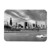 Panoramisch uitzicht van de skyline van Chicago in Magneet (Horizontaal)