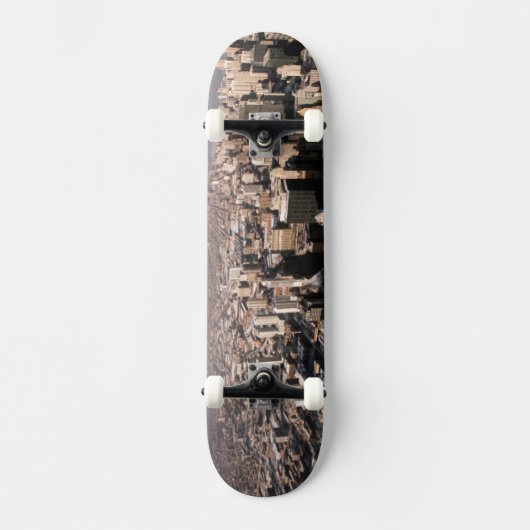 Panoramisch uitzicht van de stad skateboard (Voorkant)