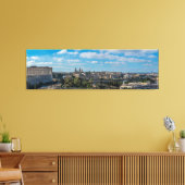 Panoramisch uitzicht van de stad Valletta op Malta Canvas Afdruk (Insitu (Woonkamer))