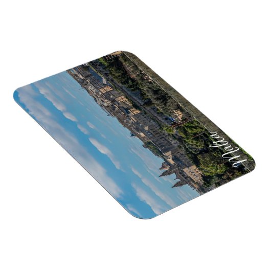 Panoramisch uitzicht van de stad Valletta op Malta Magneet (Rechterzijde)