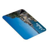 Panoramisch uitzicht van de stadsmuur en de haven  magneet (Rechterzijde)