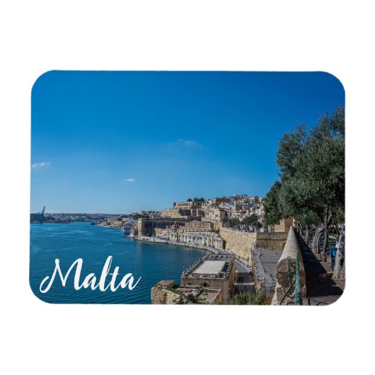 Panoramisch uitzicht van de stadsmuur en de haven  magneet (Horizontaal)