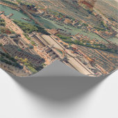 Panoramisch uitzicht van de Universele Verklaring Cadeaupapier (Hoek)