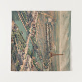 Panoramisch uitzicht van de Universele Verklaring Wandkleed (Voorkant (horizontaal))