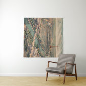 Panoramisch uitzicht van de Universele Verklaring Wandkleed (In Situ (horizontaal))