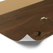 Panoramisch uitzicht van de vlakten van Meridiani Poster (Hoek)