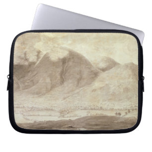 Panoramisch Uitzicht van Derwentwater en de Vale v Laptop Sleeve