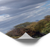 Panoramisch uitzicht van Eiffeltoren - Parijs Poster (Hoek)