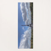 Panoramisch uitzicht van Eiffeltoren uit Trocadero Yogamat (Achterkant)