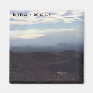Panoramisch uitzicht van Etna Magneet