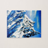 Panoramisch Uitzicht van Everest Mountain Peak Legpuzzel (Horizontaal)