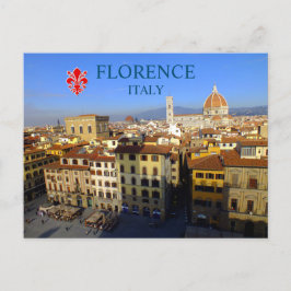 Panoramisch Uitzicht van Florence, Briefkaart van
