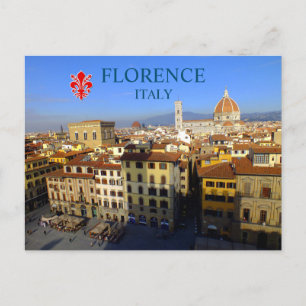 Panoramisch Uitzicht van Florence, Briefkaart van