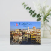 Panoramisch Uitzicht van Florence, Briefkaart van  (Staand voorkant)